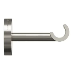 Sale GoodHome Support tringle à rideau court à percer Athens métal gris chromé Ø16mm