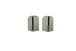 Supports pour barre de vitrage Nisis GoodHome x2 Transparent* Barre De Rideau Pour Vitrage