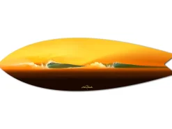 Hot Déclina Surfboard Déco murale Desert Classic, Surfboard imprimé, planche de surf déco, déco murale, planche déco, 100x30 cm