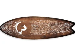 Déclina Surfboard imprimé, planche de surf déco, déco murale, planche déco, Planche de surf déco Cool Wave, 100x30 cm* Objet Décoratif Mural