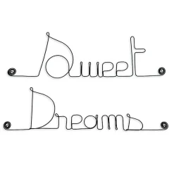 Bijoux De Mur Sweet Dreams - Sculpture fil de fer 30-40 cm -* Objet Décoratif Mural