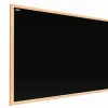 ALLboards Tableau à Craie Noir Magnétique avec Cadre en Bois 80x50cm