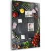 Wallfluent Tableau Aimanté Tulup 60x90 cm Ingrédients pour pizza D'organisation Mural* Pêle-Mêle Et Pense Bête