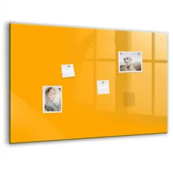 Wallfluent Tableau Aimanté Tulup 90x60 cm Couleur jaune doré D'organisation Mural* Pêle-Mêle Et Pense Bête