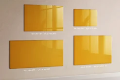 Wallfluent Tableau Aimanté Tulup 90x60 cm Couleur jaune doré D'organisation Mural* Pêle-Mêle Et Pense Bête