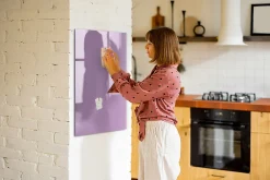 Best Wallfluent Tableau Aimanté 60x90 cm Couleur lilas Marqueur noir D'organisation Mural