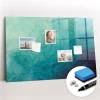 Wallfluent Tableau Aimanté 90x60 cm Profondeur d'abstraction Marqueur blanc D'organisation Mural* Pêle-Mêle Et Pense Bête