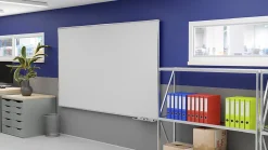 ALLboards Tableau Blanc Magnétique Effaçable à Sec avec Cadre en Aluminium Premium EXPO 60x40cm* Pêle-Mêle Et Pense Bête