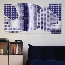 Acte Déco Tableau canopée bleu en toile imprimée, 90x60 cm* Pêle-Mêle Et Pense Bête