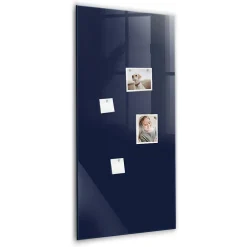 Wallfluent Tableau Magnétique Mural Tulup 70x100 cm Couleur : bleu marine foncé Panneau Mémo Décoratif* Pêle-Mêle Et Pense Bête