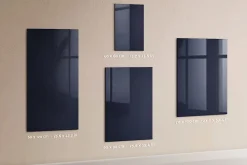 Wallfluent Tableau Magnétique Mural Tulup 70x100 cm Couleur : bleu marine foncé Panneau Mémo Décoratif* Pêle-Mêle Et Pense Bête