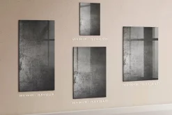 Wallfluent Tableau Magnétique Mural 60x90 cm Métal rayé Marqueur blanc Idéal Bureau Et Maison* Pêle-Mêle Et Pense Bête