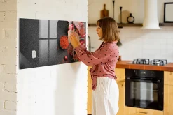 Hot Wallfluent Tableau Magnétique Mural 120x60 cm Poivrons rouges Marqueur blanc Idéal Bureau Et Maison