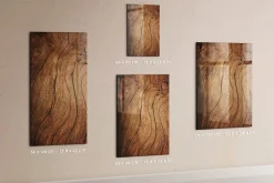 Wallfluent Tableau Magnétique Mural 60x90 cm Vieux bois Marqueur blanc Idéal Bureau Et Maison* Pêle-Mêle Et Pense Bête