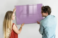 Wallfluent Tableau Magnétique Tulup 100x70 cm Couleur lilas Mémos & Organisation* Pêle-Mêle Et Pense Bête