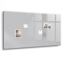 Wallfluent Tableau Magnétique Tulup 120x60 cm Couleur gris clair Mémos & Organisation* Pêle-Mêle Et Pense Bête