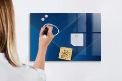 Wallfluent Tableau Magnétique 60x40 cm Abstraction décorative Marqueur blanc Mémos & Organisation* Pêle-Mêle Et Pense Bête