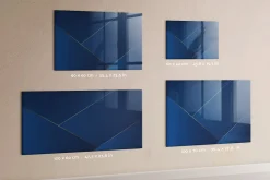 Wallfluent Tableau Magnétique 60x40 cm Abstraction décorative Marqueur blanc Mémos & Organisation* Pêle-Mêle Et Pense Bête