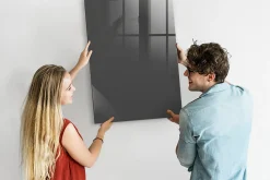 Wallfluent Tableau Magnétique 70x100 cm Couleur grise Marqueur blanc Mémos & Organisation* Pêle-Mêle Et Pense Bête