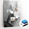 Wallfluent Tableau Magnétique 60x90 cm Abstraction géométrique Marqueur noir Mémos & Organisation* Pêle-Mêle Et Pense Bête