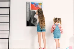 Wallfluent Tableau Magnétique 60x90 cm Abstraction géométrique Marqueur noir Mémos & Organisation* Pêle-Mêle Et Pense Bête