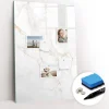Wallfluent Tableau Magnétique 60x90 cm Marbre élégant Marqueur noir Mémos & Organisation* Pêle-Mêle Et Pense Bête