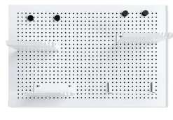 Clearance Ariane Tableau mémo perforé blanc l.40 x H.60 cm