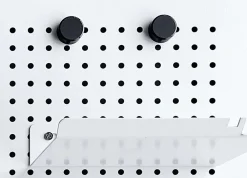 Clearance Ariane Tableau mémo perforé blanc l.40 x H.60 cm