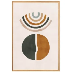 Online Ceanothe Tableau mural encadré arc en ciel 65x97 cm Fabriqué en France