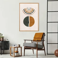 Online Ceanothe Tableau mural encadré arc en ciel 65x97 cm Fabriqué en France