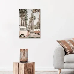 Clearance Dada Art Tableau sur toile vintage vans combis l.55 x H.75 cm