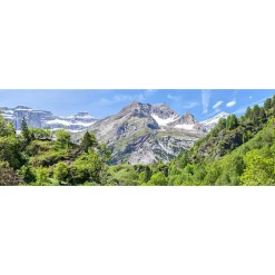 Outlet Ceanothe Tableau sur toile vue sur la montagne gavarnie 45x135 cm Fabriqué en France