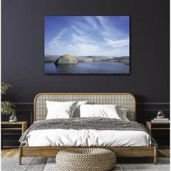 New Scenolia Tableau toile en kit ARCHIPEL 140 x 95 cm - Toile textile sans PVC, Made in France par