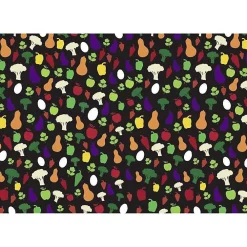 New Scenolia Tableau toile en kit ASSORTIMENT DE LÉGUMES 180 x 130 cm - Toile textile sans PVC, Made in France par