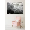New Scenolia Tableau toile en kit CENTRAL PARK NB 180 x 130 cm - Toile textile sans PVC, Made in France par