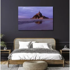 Sale Scenolia Tableau toile en kit SAINT MICHEL 140 x 95 cm - Toile textile sans PVC, Made in France par