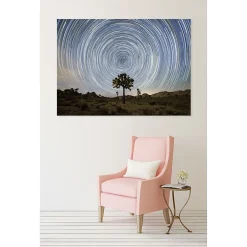 Scenolia Tableau toile en kit STARSTRAIL 180 x 130 cm - Toile textile sans PVC, Made in France par* Image Encadrée