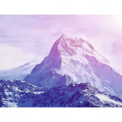 New Scenolia Tableau toile XXL en kit Haute Montagne 180 x 130 cm - Toile textile sans PVC