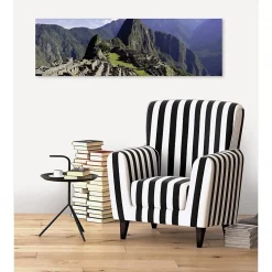 Clearance Scenolia Tableau toile XXL en kit Machu Picchu 130 x 40 cm - Toile textile sans PVC