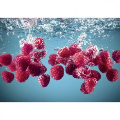 Scenolia Tableau toile XXL en kit Bulles De Framboises 60 x 40 cm - Toile textile sans PVC* Image Encadrée