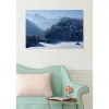 Scenolia Tableau toile XXL en kit Samoëns 90 x 60 cm - Toile textile sans PVC* Image Encadrée