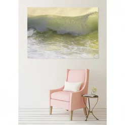 Outlet Scenolia Tableau toile XXL en kit Mer De Jade 180 x 130 cm - Toile textile sans PVC