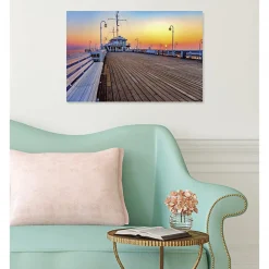 Scenolia Tableau toile XXL en kit Sopot Poland 60 x 40 cm - Toile textile sans PVC* Image Encadrée