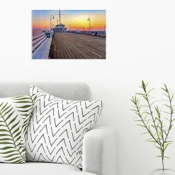 Scenolia Tableau toile XXL en kit Sopot Poland 60 x 40 cm - Toile textile sans PVC* Image Encadrée