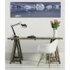 Scenolia Tableau toile XXL en kit Silence 130 x 40 cm - Toile textile sans PVC* Image Encadrée