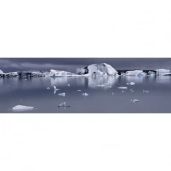 Scenolia Tableau toile XXL en kit Silence 130 x 40 cm - Toile textile sans PVC* Image Encadrée