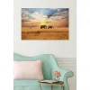 New Scenolia Tableau toile XXL en kit Savane Africaine 90 x 60 cm - Toile textile sans PVC