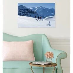 New Scenolia Tableau toile XXL en kit Ski De Rando 60 x 40 cm - Toile textile sans PVC