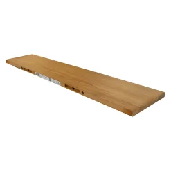 Outlet Woodbord Tablette Bois Teck Huilé Rectangle - Etagère Murale - 18x180x900mm - Etagère de Bureau, Cuisine, Salle de bain, Salon