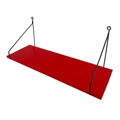 Sodeco x Castorama Tablette murale réversible Sodeco rouge l.20 x L.60 cm* Etagère Murale